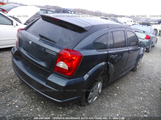 1B3HB28B07D350294 - 2007 DODGE CALIBER Navy photo 4