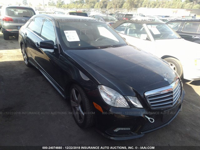 WDDHF5GB5BA262492 - 2011 MERCEDES-BENZ E 350 BLACK photo 1