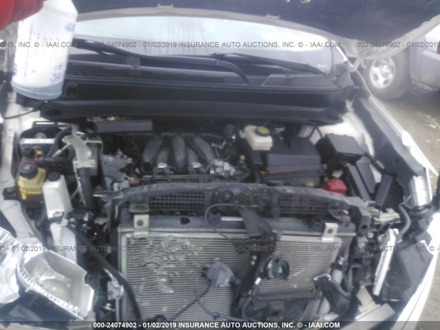 5N1AR2MM7DC663312 - 2013 NISSAN PATHFINDER S/SV/SL/PLATINUM WHITE photo 10