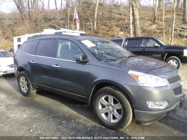 1GNKVGED0BJ264080 - 2011 CHEVROLET TRAVERSE LT GRAY photo 1