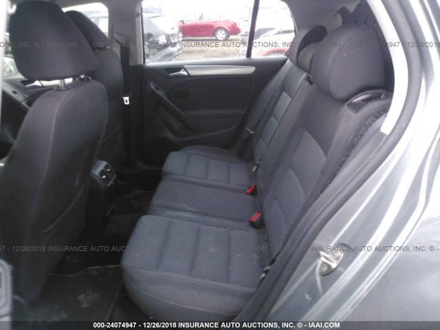 WVWDB7AJ7EW005499 - 2014 VOLKSWAGEN GOLF 灰色 照片 8