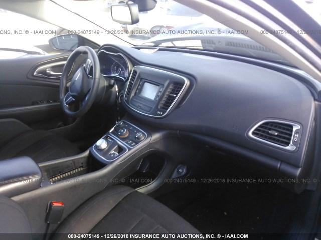 1C3CCCFB2FN611274 - 2015 CHRYSLER 200 LX GRAY photo 5