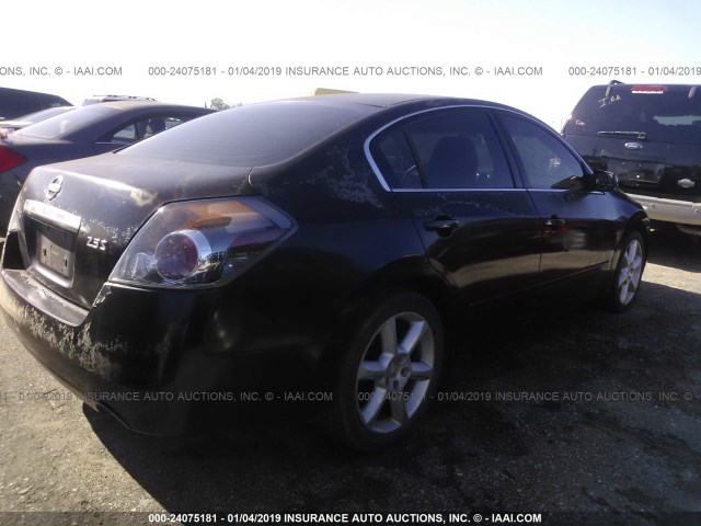 1N4AL21E49N425874 - 2009 NISSAN ALTIMA 2.5/2.5S BLACK photo 4