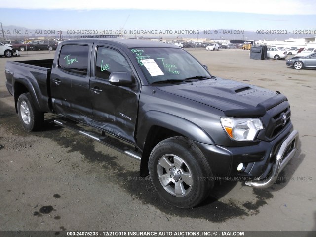 3TMKU4HN2FM045676 - 2015 TOYOTA TACOMA GRAY photo 1