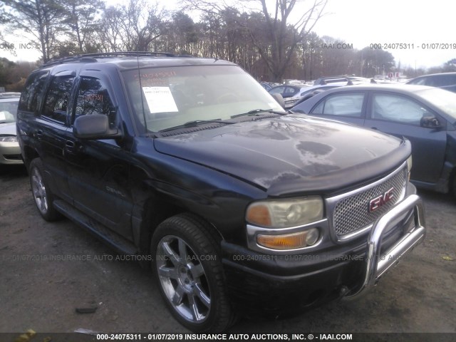 1GKEK63U82J265848 - 2002 GMC DENALI BLACK photo 1