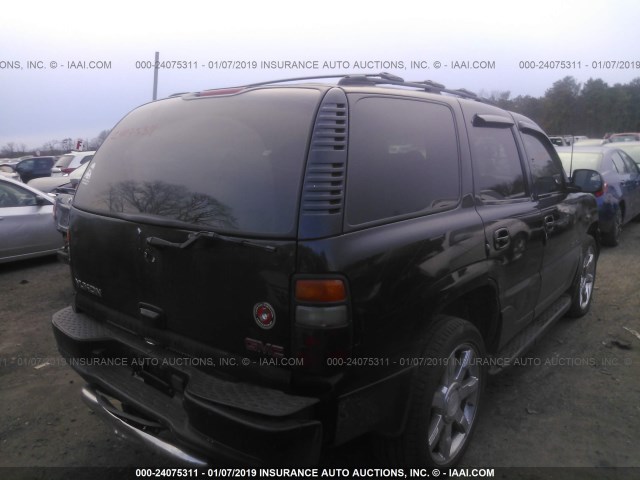 1GKEK63U82J265848 - 2002 GMC DENALI BLACK photo 4