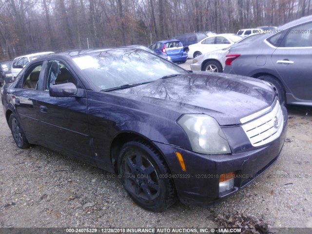 1G6DP577260150684 - 2006 CADILLAC CTS HI FEATURE V6 PURPLE photo 1