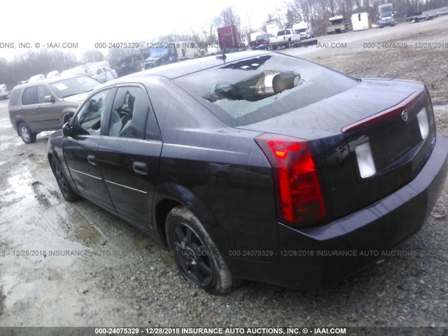 1G6DP577260150684 - 2006 CADILLAC CTS HI FEATURE V6 PURPLE photo 3