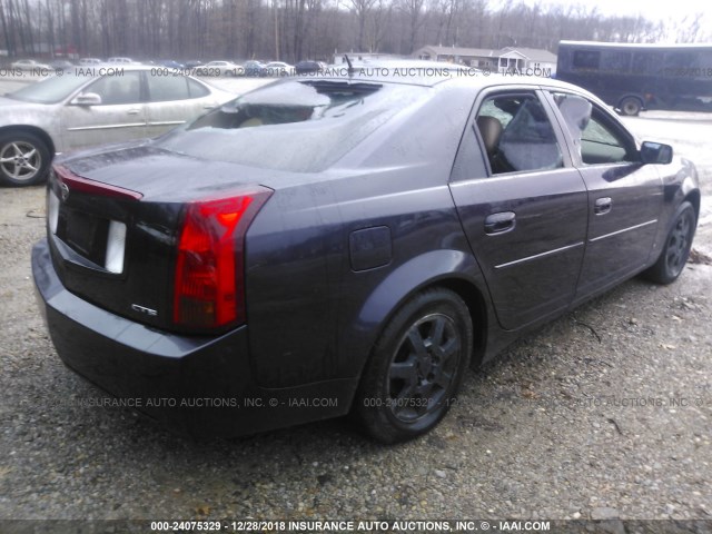 1G6DP577260150684 - 2006 CADILLAC CTS HI FEATURE V6 PURPLE photo 4