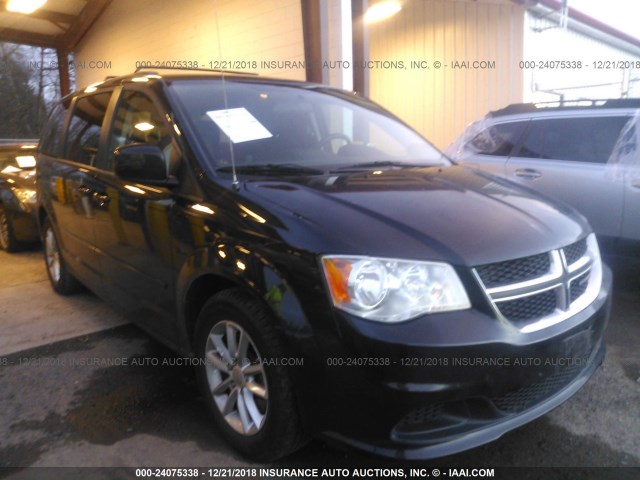 2C4RDGCG1GR235004 - 2016 DODGE GRAND CARAVAN SXT BLACK photo 1