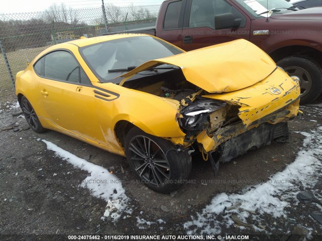 JF1ZNAA13F9706914 - 2015 TOYOTA SCION FR-S YELLOW photo 1