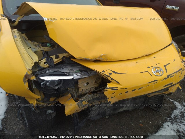 JF1ZNAA13F9706914 - 2015 TOYOTA SCION FR-S YELLOW photo 6