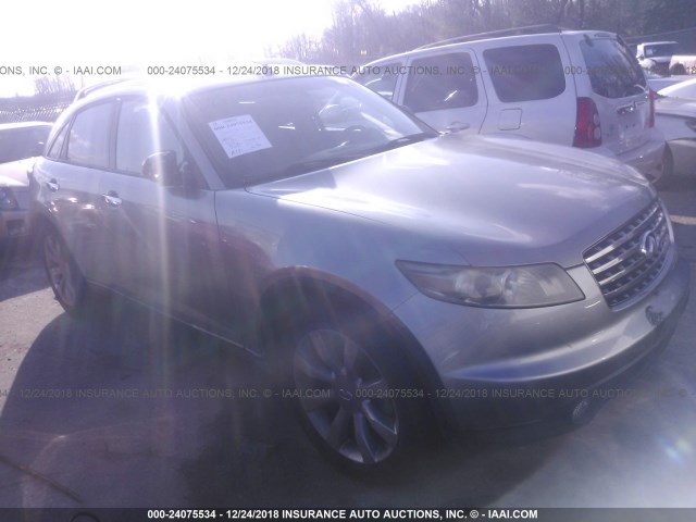 JNRBS08W65X401272 - 2005 INFINITI FX45 SILVER photo 1