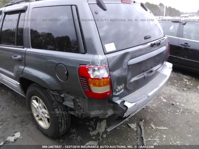 1J4GW48S94C251818 - 2004 JEEP GRAND CHEROKEE LAREDO/COLUMBIA/FREEDOM 灰色 照片 6