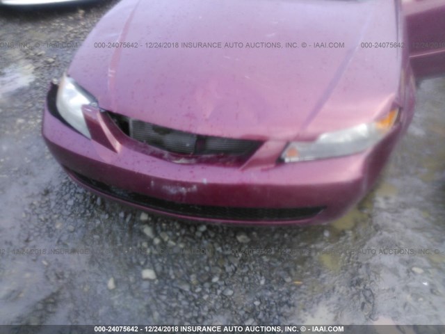 JM1BJ226231196444 - 2003 MAZDA PROTEGE DX/LX/ES MAROON photo 6