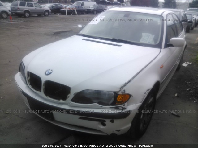 WBAAZ33434KP82456 - 2004 BMW 325 IS SULEV WHITE photo 2