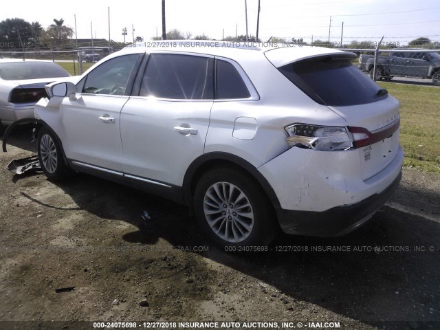 2LMPJ6KR4JBL45297 - 2018 LINCOLN MKX SELECT WHITE photo 3