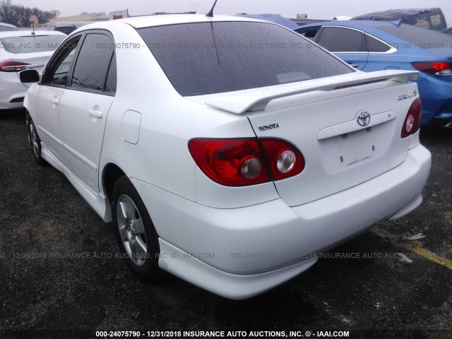 1NXBR32E87Z795757 - 2007 TOYOTA COROLLA CE/LE/S WHITE photo 3