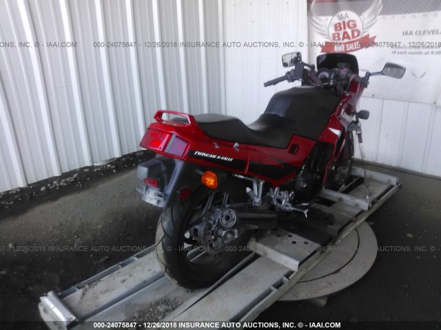 JKAEXMF15VA052065 - 1997 KAWASAKI EX250 F RED photo 4