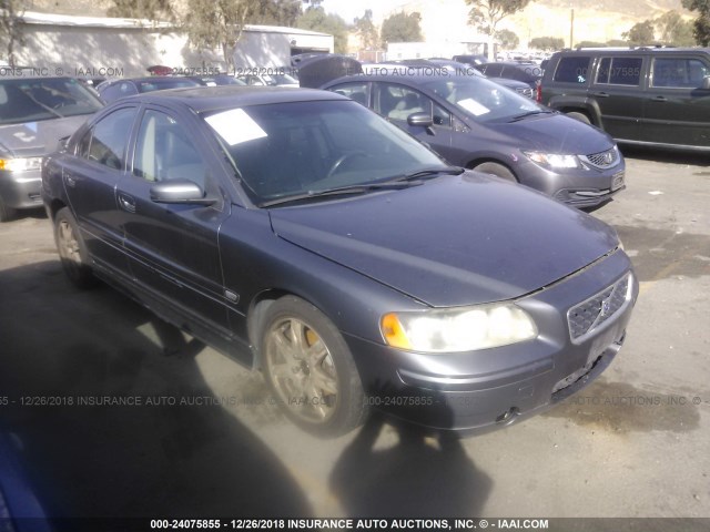 YV1RS592X62532821 - 2006 VOLVO S60 2.5T GRAY photo 1