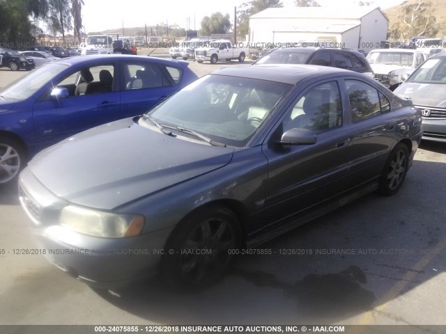 YV1RS592X62532821 - 2006 VOLVO S60 2.5T GRAY photo 2