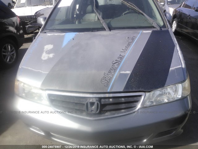 2HKRL18072H554778 - 2002 HONDA ODYSSEY EXL GRAY photo 6