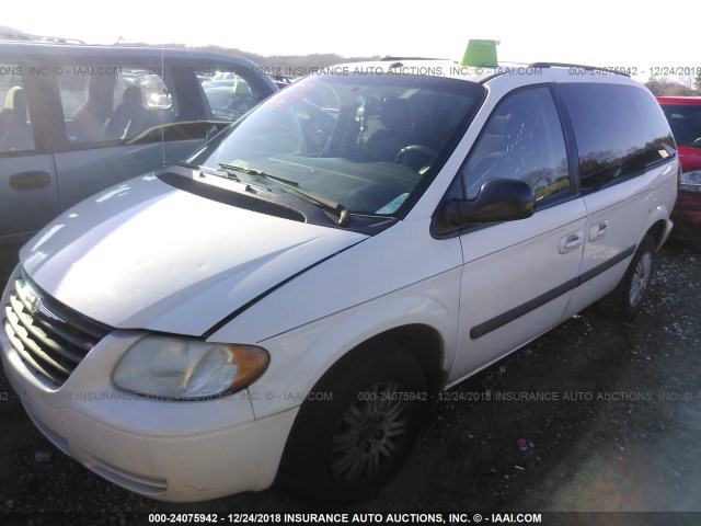 1A4GJ45R57B186296 - 2007 CHRYSLER TOWN & COUNTRY LX WHITE photo 2