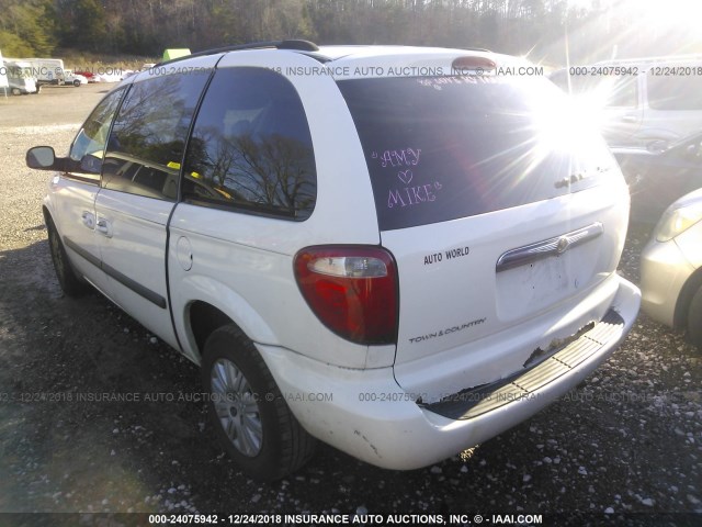 1A4GJ45R57B186296 - 2007 CHRYSLER TOWN & COUNTRY LX WHITE photo 3