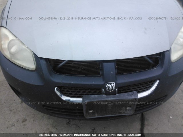 1B3EL46X86N139718 - 2006 DODGE STRATUS SXT GRAY photo 6