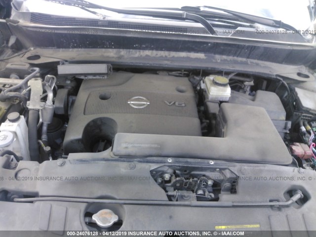 5N1AR2MN2FC653234 - 2015 NISSAN PATHFINDER S/SV/SL/PLATINUM BLACK photo 10