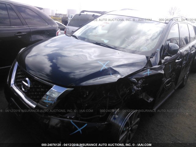 5N1AR2MN2FC653234 - 2015 NISSAN PATHFINDER S/SV/SL/PLATINUM BLACK photo 2