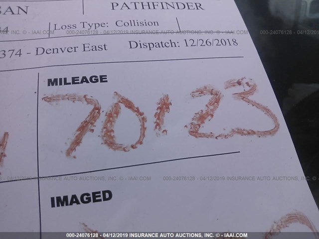 5N1AR2MN2FC653234 - 2015 NISSAN PATHFINDER S/SV/SL/PLATINUM BLACK photo 7