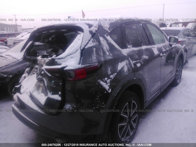 JM3KFBCM0J0307453 - 2018 MAZDA CX-5 TOURING GRAY photo 4
