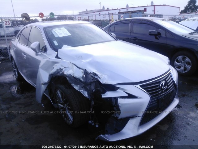 JTHBF1D25E5043475 - 2014 LEXUS IS 250 SILVER photo 1