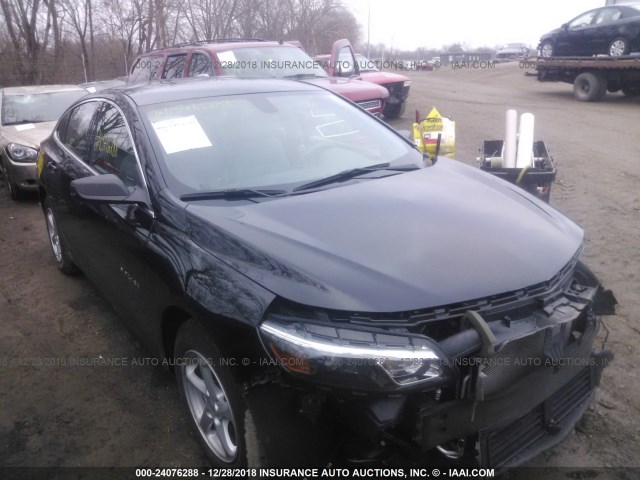 1G1ZB5ST4GF140493 - 2016 CHEVROLET MALIBU LS შავი ფოტო 1