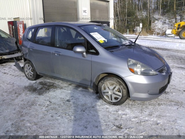 JHMGD38457S045752 - 2007 HONDA FIT GRAY photo 1