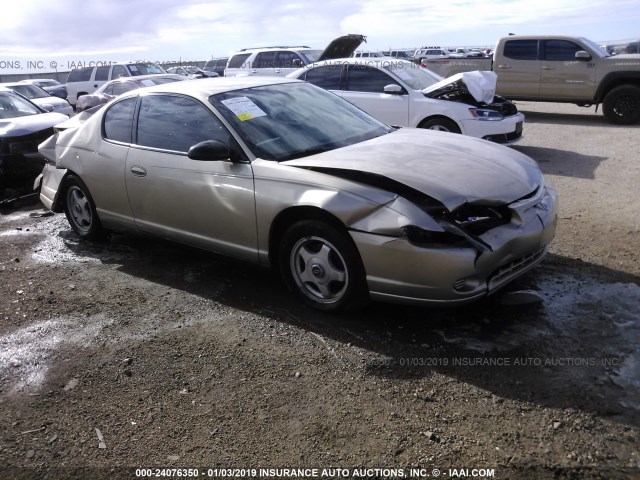 2G1WW12E859221276 - 2005 CHEVROLET MONTE CARLO LS GOLD photo 1