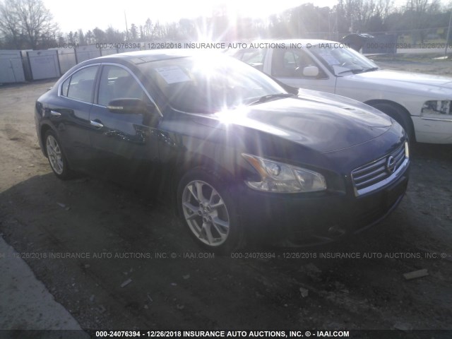 1N4AA5AP0DC835942 - 2013 NISSAN MAXIMA S/SV BLACK photo 1