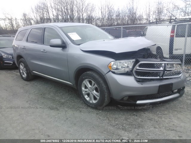 1C4RDJAG4DC698274 - 2013 DODGE DURANGO SXT GRAY photo 1