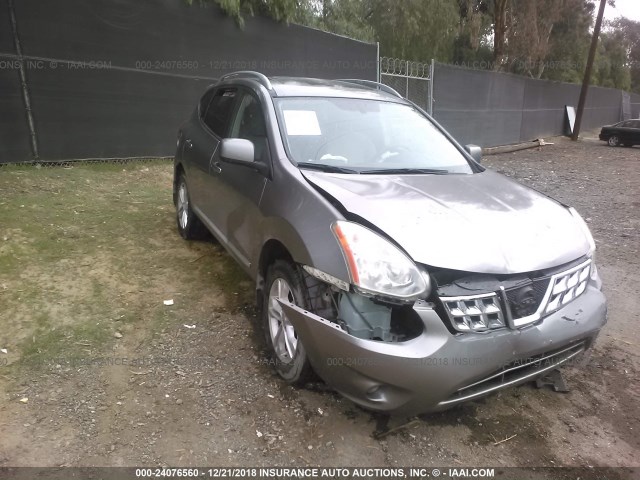 JN8AS5MT5CW607162 - 2012 NISSAN ROGUE S/SV GRAY photo 1