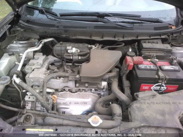 JN8AS5MT5CW607162 - 2012 NISSAN ROGUE S/SV GRAY photo 10