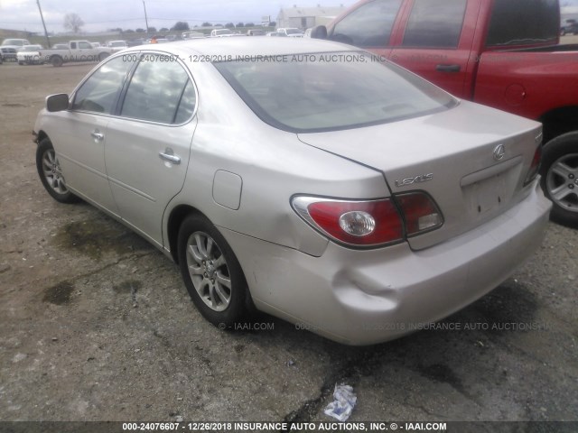 JTHBF30G620036332 - 2002 LEXUS ES 300 BEIGE photo 3