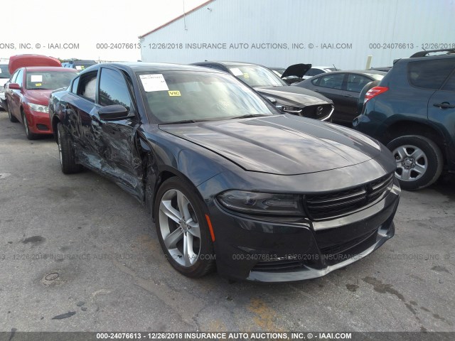 2C3CDXCT9GH178354 - 2016 DODGE CHARGER R/T GRAY photo 1