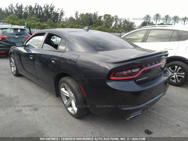 2C3CDXCT9GH178354 - 2016 DODGE CHARGER R/T GRAY photo 3