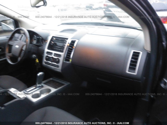 2FMDK38C18BA10683 - 2008 FORD EDGE SEL BLUE photo 5