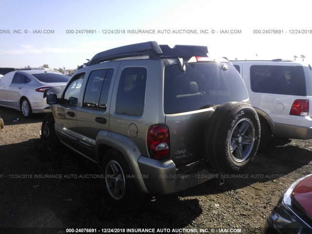 1J8GL38K23W683892 - 2003 JEEP LIBERTY RENEGADE 棕色 照片 3