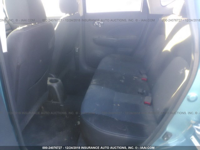 3N1CE2CP6FL430973 - 2015 NISSAN VERSA NOTE S/S PLUS/SV/SL/SR Light Blue photo 8