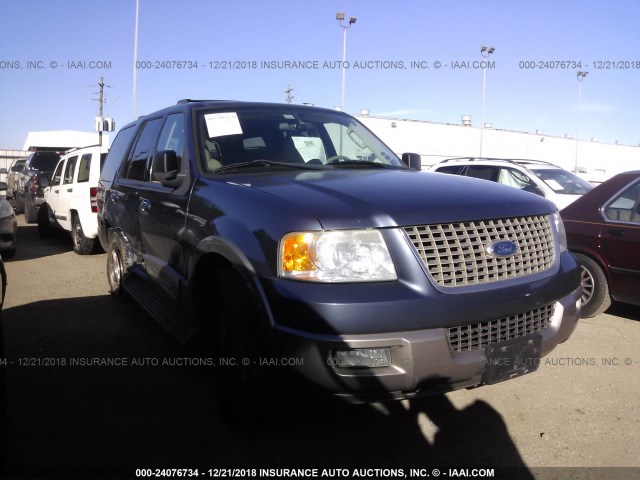 1FMPU17L74LA89316 - 2004 FORD EXPEDITION EDDIE BAUER Light Blue photo 1