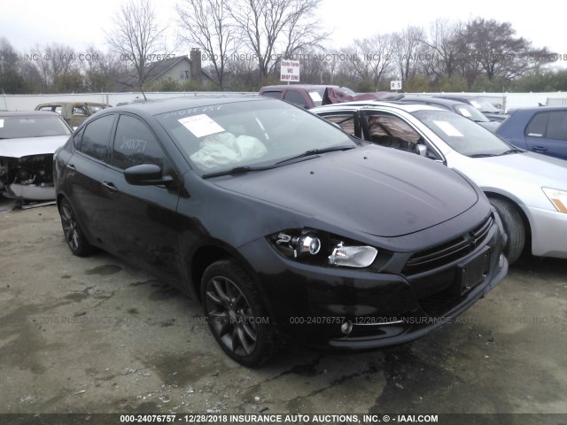 1C3CDFBA8DD322687 - 2013 DODGE DART SXT BLACK photo 1