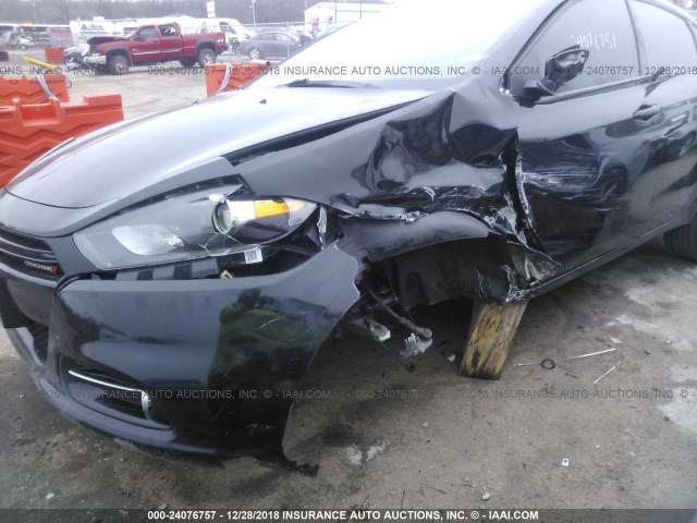 1C3CDFBA8DD322687 - 2013 DODGE DART SXT BLACK photo 6